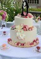 Ecape Acrylic Cake Topper of Engagement and Wedding with Groom Holding Bride Black Pack of 1 N19