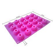 GUO -Baking cake Silicone mold chocolate model 5 pieces