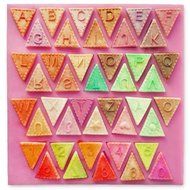 Anyana Silicone Fondant Mould Sugarcraft Cake Decorating Bunting Alphabet Number N4