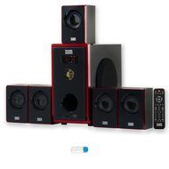 Acoustic Audio AA5103 Home Theater 5.1 Speaker System with USB Bluetooth Surround Sound N2