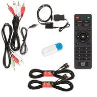Blue Octave B51 Home Theater 5.1 Speaker System with USB Bluetooth Optical Input and 2 Extension Cables N2