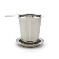 Zicome Stainless Steel Reusable Coffee Tea Filter, Fine Mesh, Tea Infuser with Lid N3