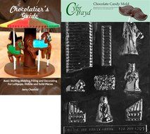 Cybrtrayd 'Nativity Scene' Christmas Chocolate Candy Mold with Chocolatier's Guide