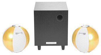 HANNspree Circus 2.1 Channel Speaker System - Yellow (KS05-21U1-002)