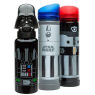Zak! Designs Aluminum Water Bottle with Molded Plastic Cap in Shape of Darth Vader from Star Wars, BPA-free, 21.5oz N2