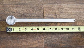 11.5" Extra Long Coffee Scoop - 1 Tablespoon - Premium Grade 18/8 Stainless Steel - Reaches Bottom of Coffee Bags N9