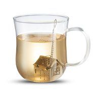 Accmor Tea Infuser - Stainless Steel Loose Leaf Tea Strainer with Chain and Drip Trays - Tea Filters for Rooibos... N13
