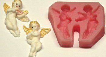 Oasis Supply Two Angels Mold, Large, Silicone N2
