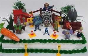 ZOOTOPIA 20 Piece Birthday CAKE Topper Set Featuring Judy Hopps, Nick Wilde, Major Lionhart - Themed Decorative... N2