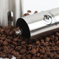 Premium Stainless Steel Manual Coffee Grinder Mill by EcoDefy - French Press, Keurig, and Aeropress Compatible... N3