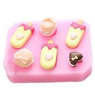 Y&amp;XL&amp;H Popsicle Shaped Silicone Fondant Cake Cake Chocolate Silicone Molds,Decoration Tools Bakeware