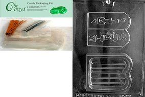 Cybrtrayd R054 Ten Commandments Box Chocolate Candy Mold with Exclusive Cybrtrayd Copyrighted Chocolate Molding...