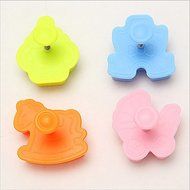 Sher Cute Whirligig Cutter Fondant Biscuit Mold Cake Sugarcraft Craft Moulds Modelling Tools,Set of 4 N3
