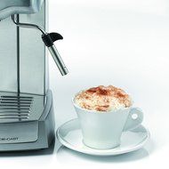 Espressione 1324 Cafe Minuetto Professional Die-Cast Espresso/Cappuccino Maker, Silver N6