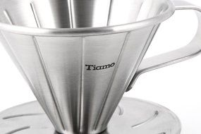 Cafe de Tiamo V01 Stainless Steel Coffee Dripper (HG5033)
