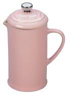 Le Creuset of America Stoneware Petite French Press, 12 oz, Cherry N4