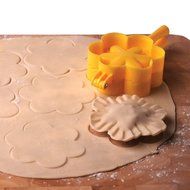 Norpro 1039 Flower Dough and Dumpling Press, Yellow N8