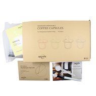 120 pcs Empty Disposable Nespresso Coffee Caspules (White) N12