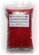 Red Jimmie Jimmy Sprinkles Edible Decorations 10 Ounces Oz by Volume