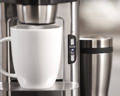 Hamilton Beach Single Serve Scoop Coffee Maker, Stainless Steel (49981) N3