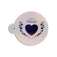 Sher Valentine Gift Cookie Stencil,Coffee Candy Stencils,Fondant Cake Decorating tencilS Heart Decoration N2
