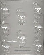 Small Flamingo Bird Candy Mold