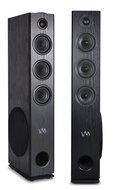 VM Audio EXAT31 Black Floorstanding Powered Bluetooth Tower Home Speakers Pair N6