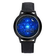 XILALU Women Men Girl Boy touch LED Electronic universe background Watch (A) N14