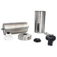 Stainless Steel Manual Coffee Grinder with Ceramic Conical Burr - Ergonomic Design, Adjustable, Portable, Slim... N2