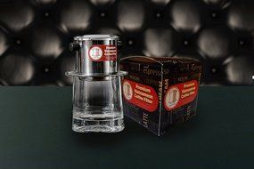 Vietnamese Coffee Filter Phin 11 Ounce (Large), Gravity Insert, One Cup N23