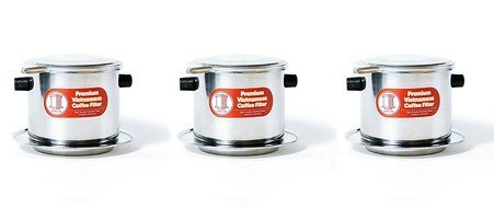 Vietnamese Coffee Filter Phin 11 Ounce (Large), Gravity Insert, One Cup N24