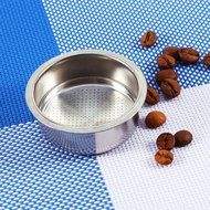 Coffee Filter, Coffee 2 Cup 51mm Non Pressurized Filter Basket For Breville Delonghi Krups GUSTINO N3