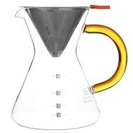 Clever Coffee Dripper Pure Over Coffee Maker Permanent Reusable Stainless Steel Coffee Filter Brewer Pyrex Glass... N4