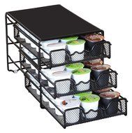 DecoBros 3 Tier Drawer Storage Holder 54 Keurig K-cup Coffee Pod N3