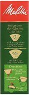 Melitta Cone Coffee Filters, Natural Brown, No. 4, 100-Count Filters (Pack of 6) N19