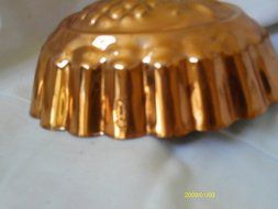Vintage Copper Pineapple Jello Mold N3
