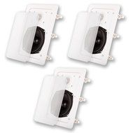 Acoustic Audio IW191 In Wall 3 Speaker Set 2 Way Home Theater 600 Watt IW191-3S