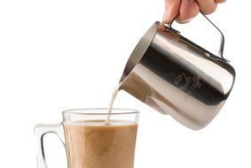 Star Coffee 12, 20 or 32oz Premium Stainless Steel Frothing Pitcher with Measurement Scales on Both Sides for... N15