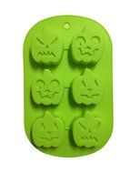 Halloween Carved Pumpkins Candy Jello Baking Mold N2