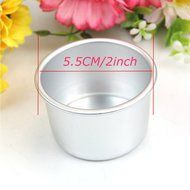 MImgo Store 2" 4" 5" 6" Reusable Round Cake Tin Panloose Base Bottom Wedding Cake Mould With Removeable Bottom... N6