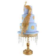 Joinor Peacock Silicone Lace Fondant Mat Mould Cake Decorating Baking Mold Sugar Craft Cake Top Decoration