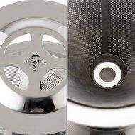Pour Over Coffee Dripper 2-3 Cups, Food Grade Stainless Steel Permanent Coffee Filters Paperless Double Mesh Filter...
