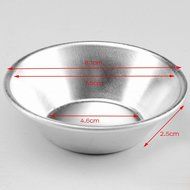 DUFUSTORE 1pcs Aluminum Diy Tools Large Thicker Cupcake Egg Tart Pudding Mold Dessert Fruit