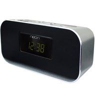 Neon Ms115bt-37 Clock Radio with Perfect Sound, Bluetooth, Dual Alarm and 20 Fm Radio Station Presets N2