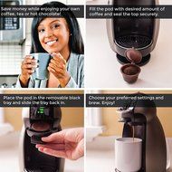 Reusable Refillable Coffee Capsules, Filter Cups Compatible Pods, Cafeteras Kapseln Box, Use 150 times , Applies... N5