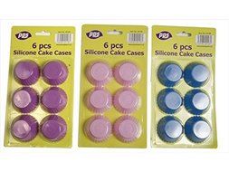PPS 3 X 6Pk Silicone Cake Cases