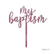 Andaz Press Baby Shower Acrylic Cake Toppers, Gold Glitter, Oh Baby, 1-Pack, Nautical Ocean Themed Party Decor... N60