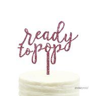 Andaz Press Baby Shower Acrylic Cake Toppers, Gold Glitter, Oh Baby, 1-Pack, Nautical Ocean Themed Party Decor... N62