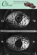 Cybrtrayd E090 Small Crystal Egg Chocolate/Candy Mold with Exclusive Cybrtrayd Copyrighted Chocolate Molding Instructions