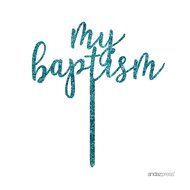 Andaz Press Baby Shower Acrylic Cake Toppers, Gold Glitter, Oh Baby, 1-Pack, Nautical Ocean Themed Party Decor... N66